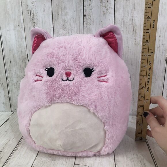 Squishmallow Fuzzamallow - Celenia the Pink Cat 12" Fuzzy - Excellent Condition - Picture 2 of 7